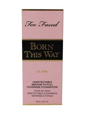 Too Faced Born This Way Foundation - Pink & Black Packaging